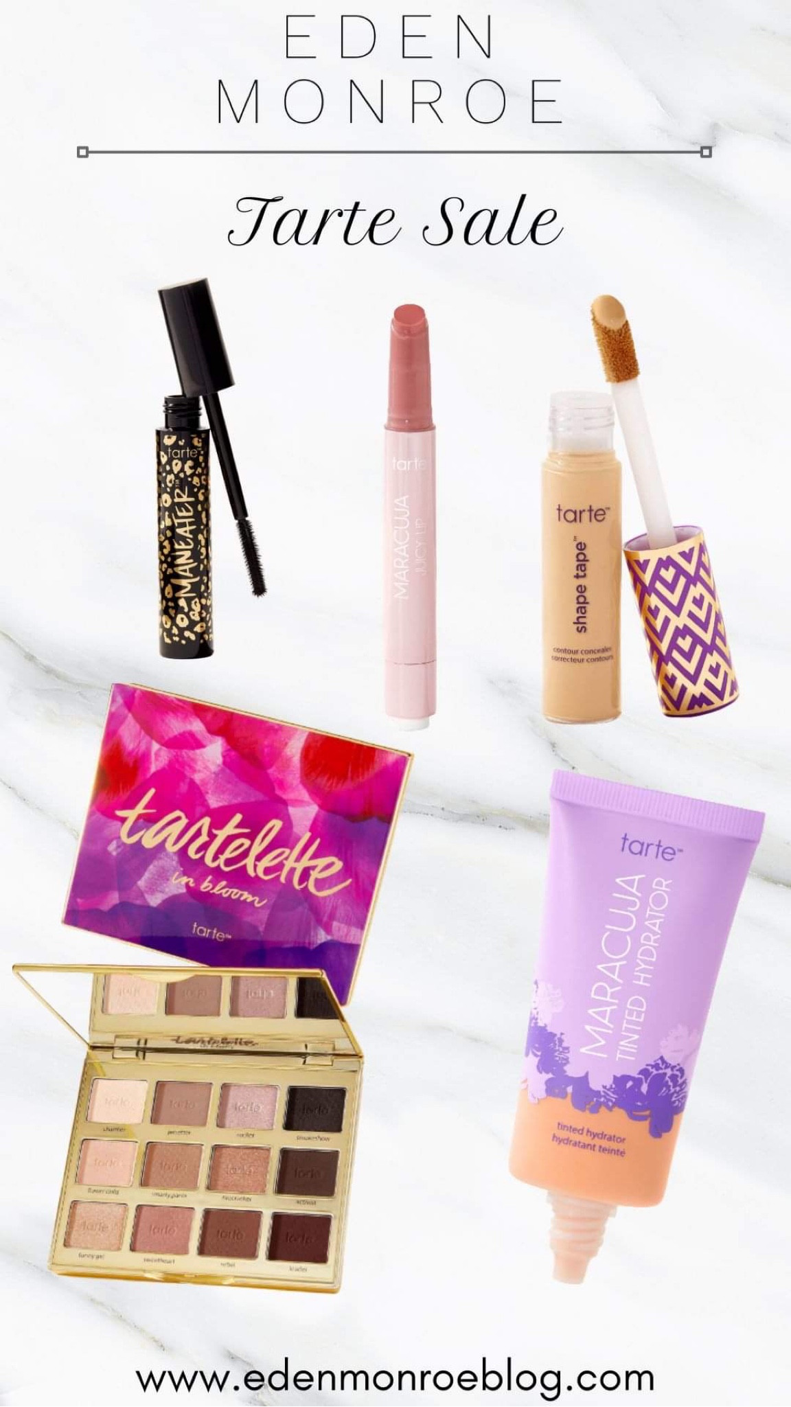My favorite Tarte products are on sale 30% off! 

Sale alert, maracuja juicy lip, tinted moisturizer, eyeshadow palette, concealer, shape tape, mascara, maneater

#LTKbeauty #LTKcurves #LTKSale