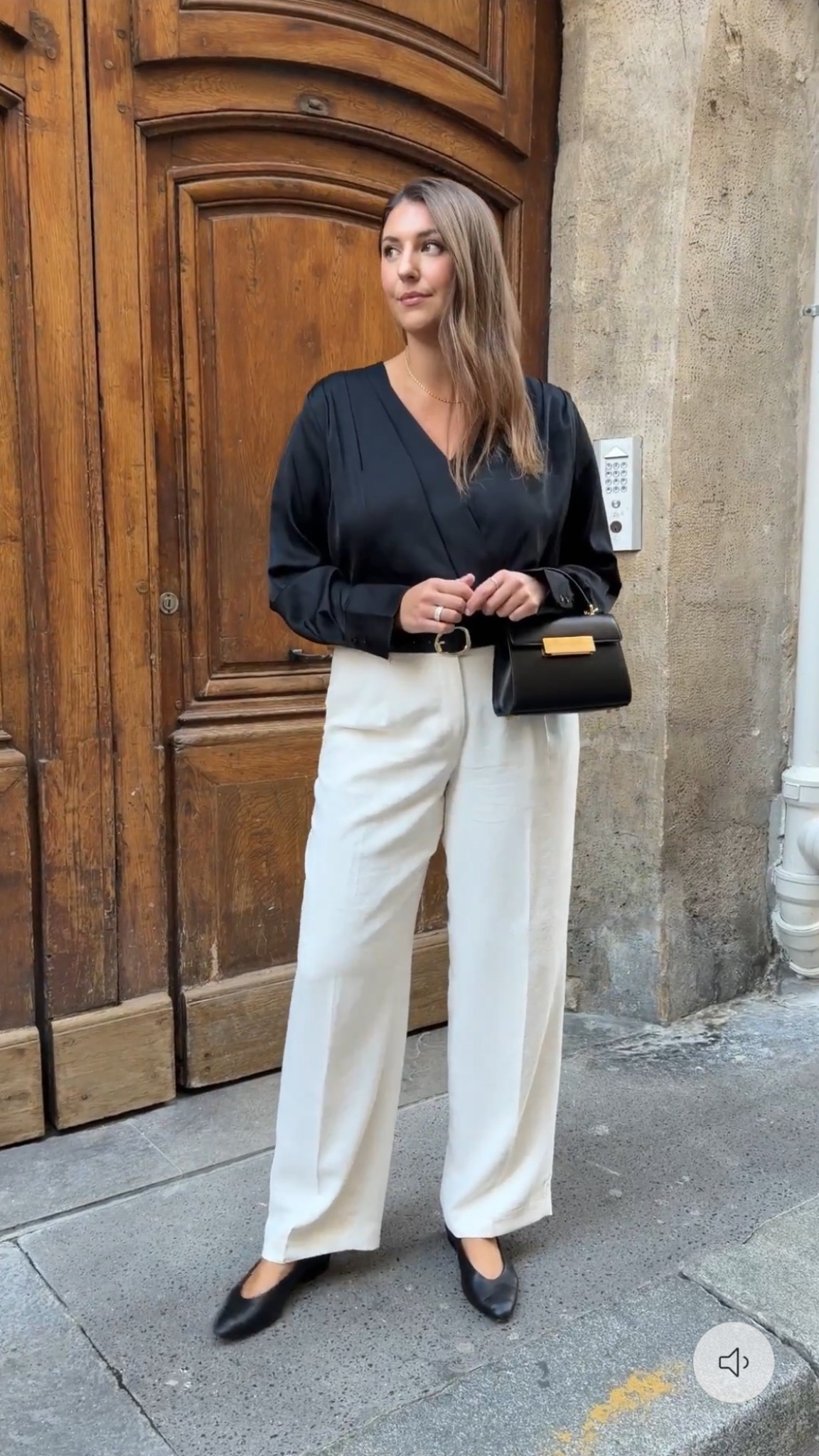 Classic black + cream forever 🖤

black blouse, cream trousers, chic outfit, workwear style, parisian style, neutral outfit, elevated basics

#LTKMothersDay #LTKWorkwear #LTKTravel