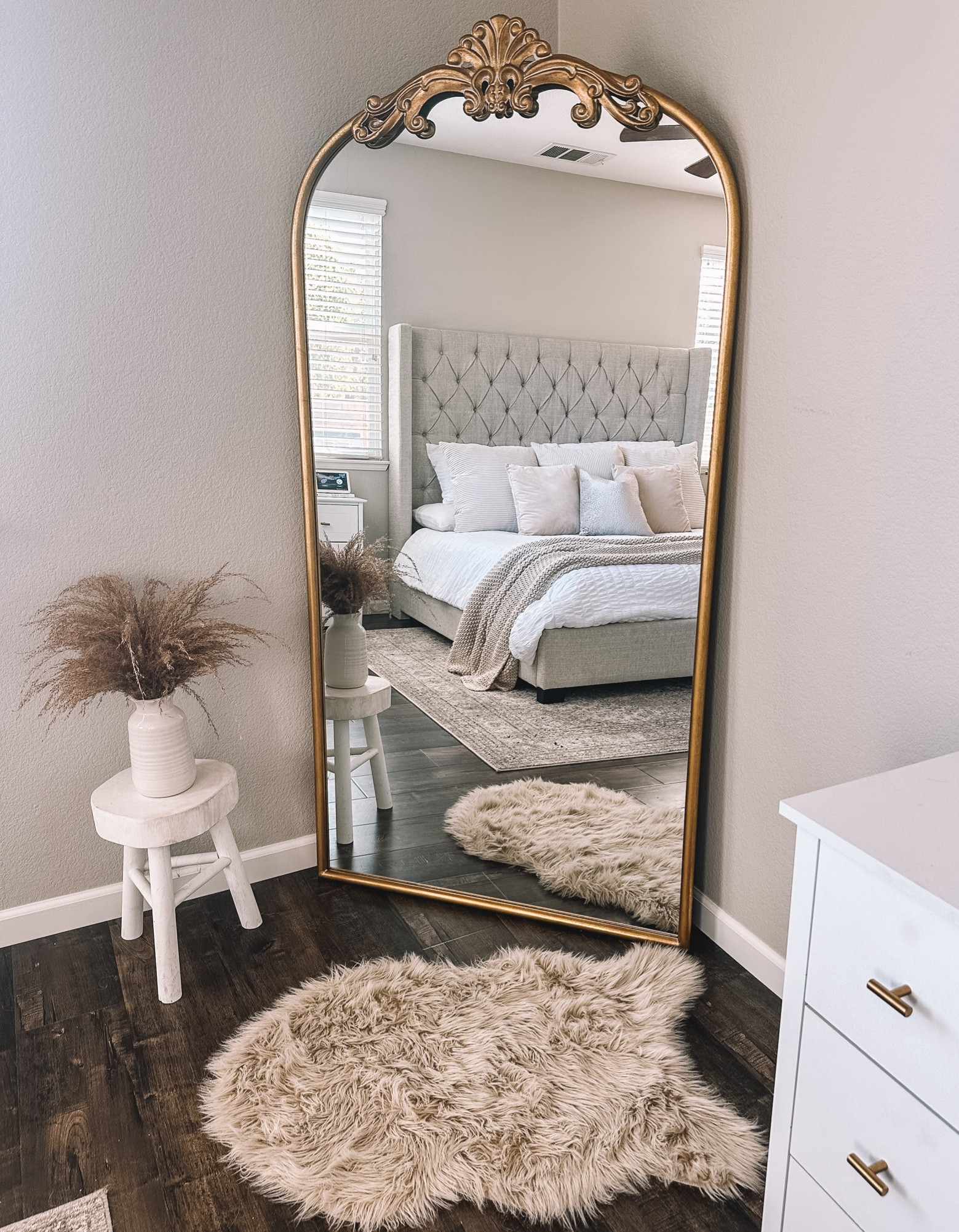 So in love with my Anthropologie mirror dupe from Sam’s club! 