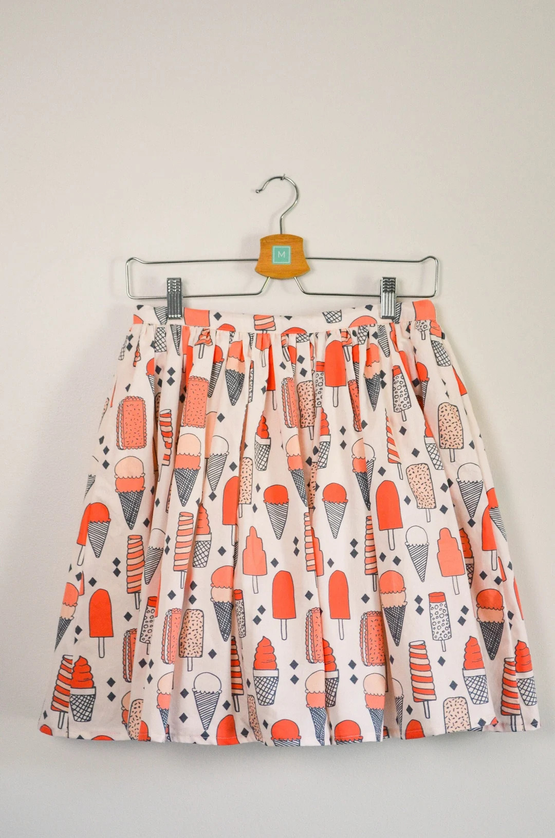 Ice Scream Organic Cotton Skirt + Pockets | Etsy (US)