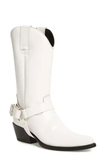 Women's Calvin Klein 205W39Nyc Tex Tammy Western Boot, Size 6US / 36EU - White | Nordstrom