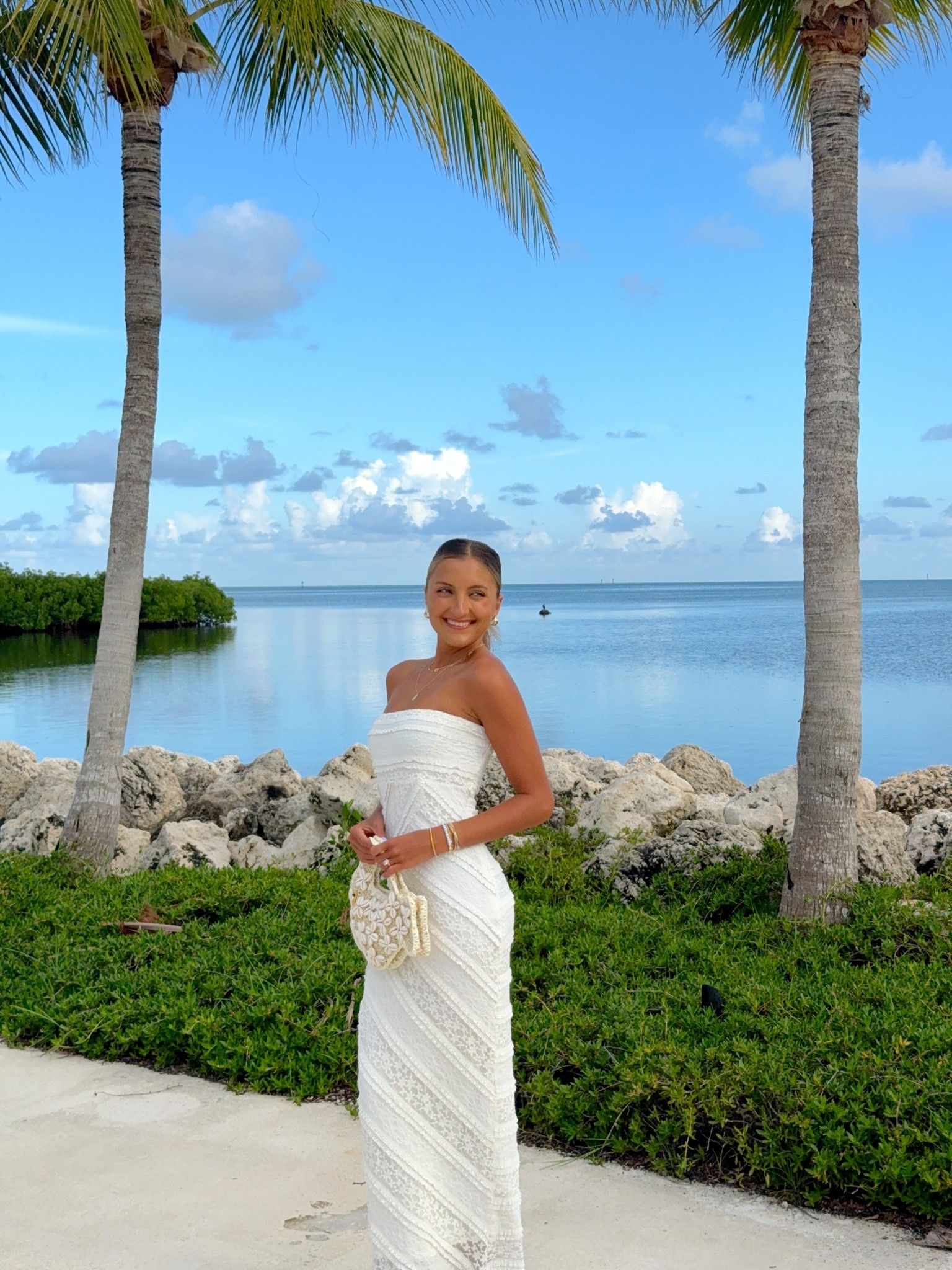 love this @lulus bride to be dress! for our day touring wedding venues in key west! 💕⭐️ code STYLEDBYMCKENZ for 20% off

#LTKWedding