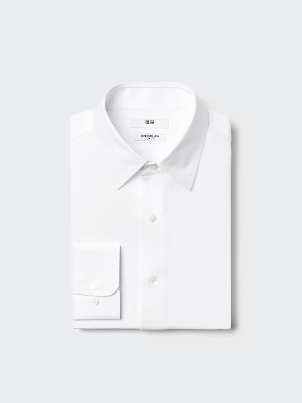 Super Non-Iron Slim Shirt | Regular Collar | UNIQLO (US)