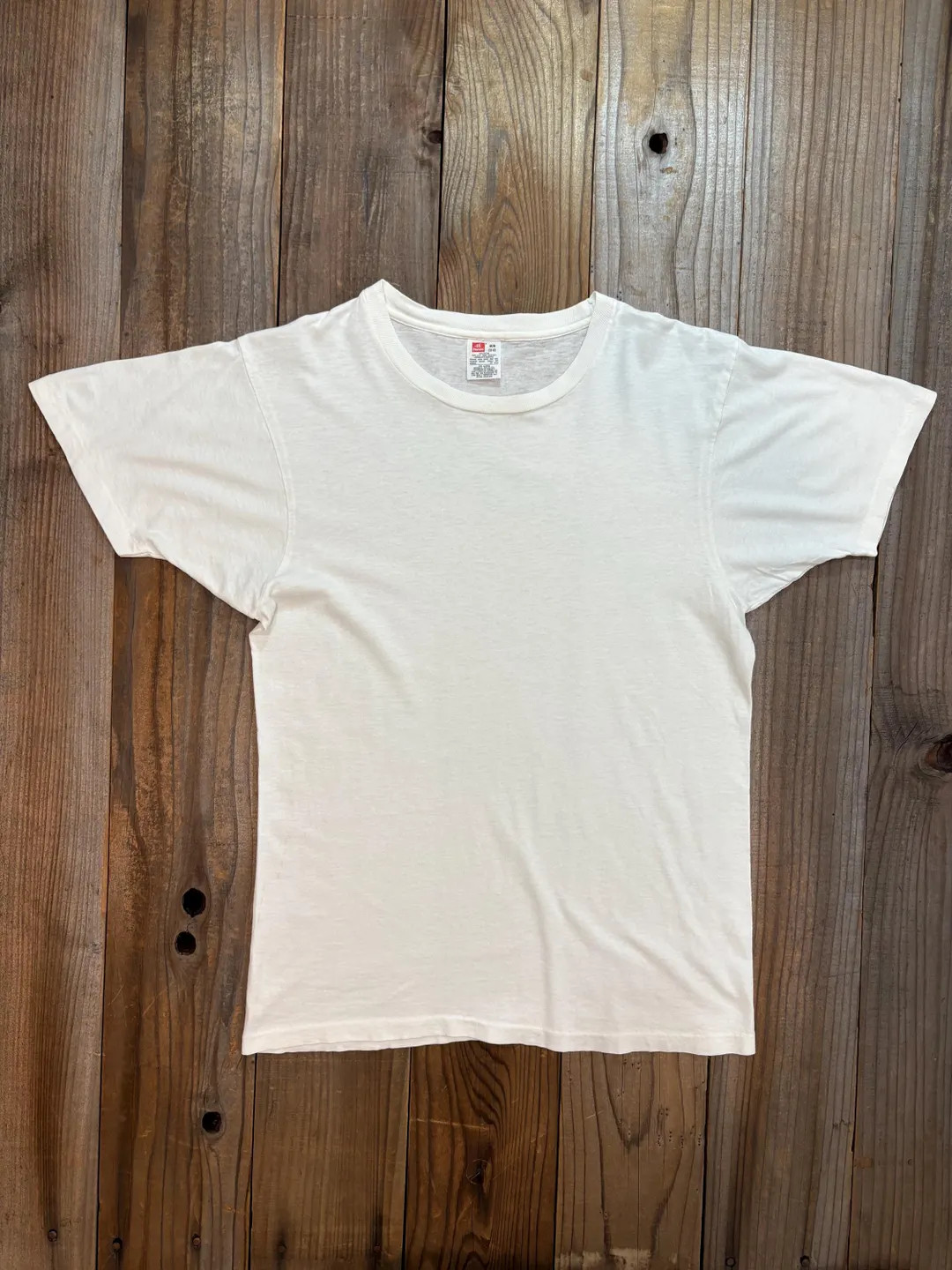 Vintage Hanes Blank White Short Sleeve Single Stitch Shirt M - 150 | Etsy (US)