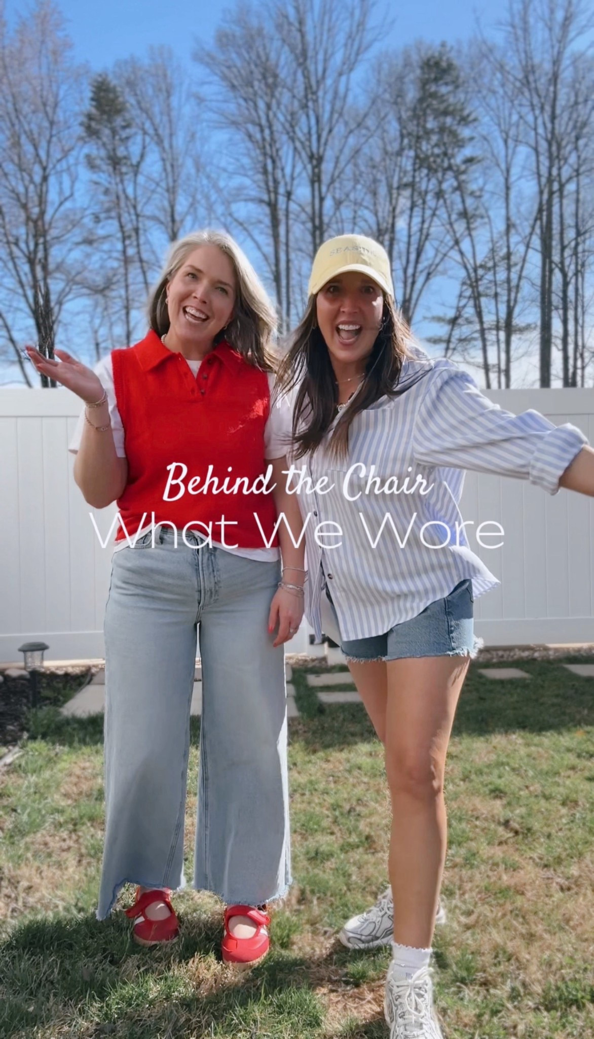 Sister outfits of the day do that we wore weds! 

Casey 
Amazon top - medium 
Shorts Abercrombie sized up to 28 for oversized fit 

Peg
Jeans pistola 
Vest H&M 

#LTKootd #LTKmomlife #LTKgrwm