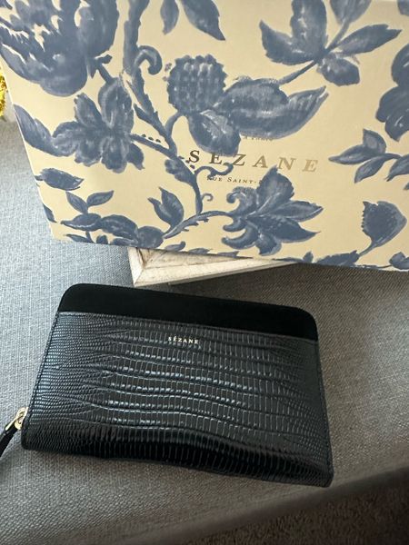 Sezane wallet. Suede, leather wallet. Small wallet, luxury wallet, black zipper detail wallet. Luxury bag, Valentine’s Day gift idea. 

#LTKworkwear #LTKitbag #LTKtravel