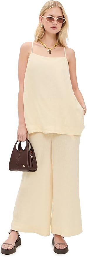 Free People Women's Sightseer Linen Set | Amazon (US)