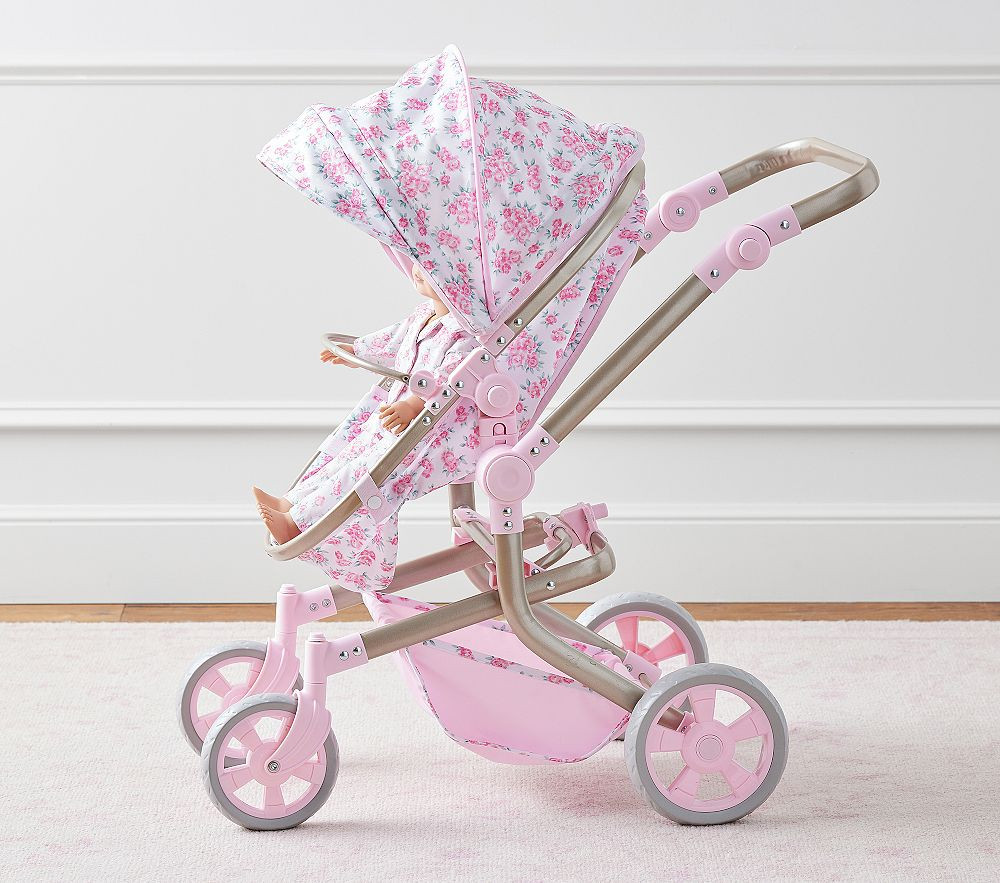 LoveShackFancy Antoinette Floral Convertible 3-In-1 Doll Stroller | Pottery Barn Kids