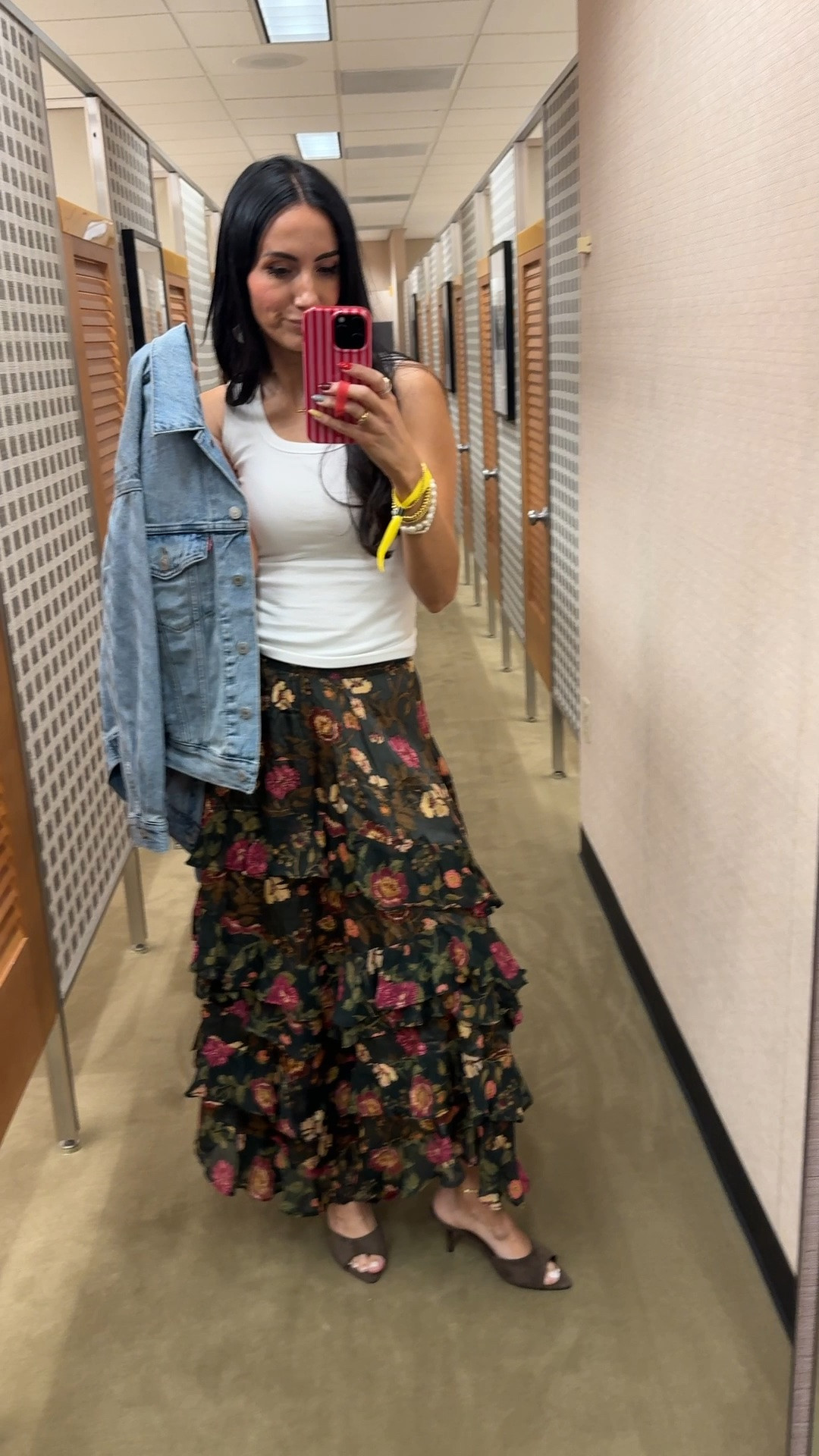 This skirt was a yes. I sized up to a small for the waist- super pretty and high quality
