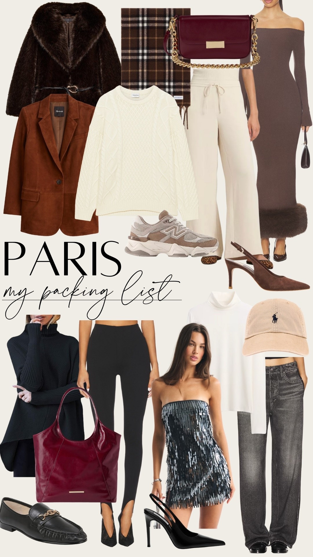 What I packed for Paris! Paris packing list for a holiday trip 

#LTKHoliday #LTKTravel