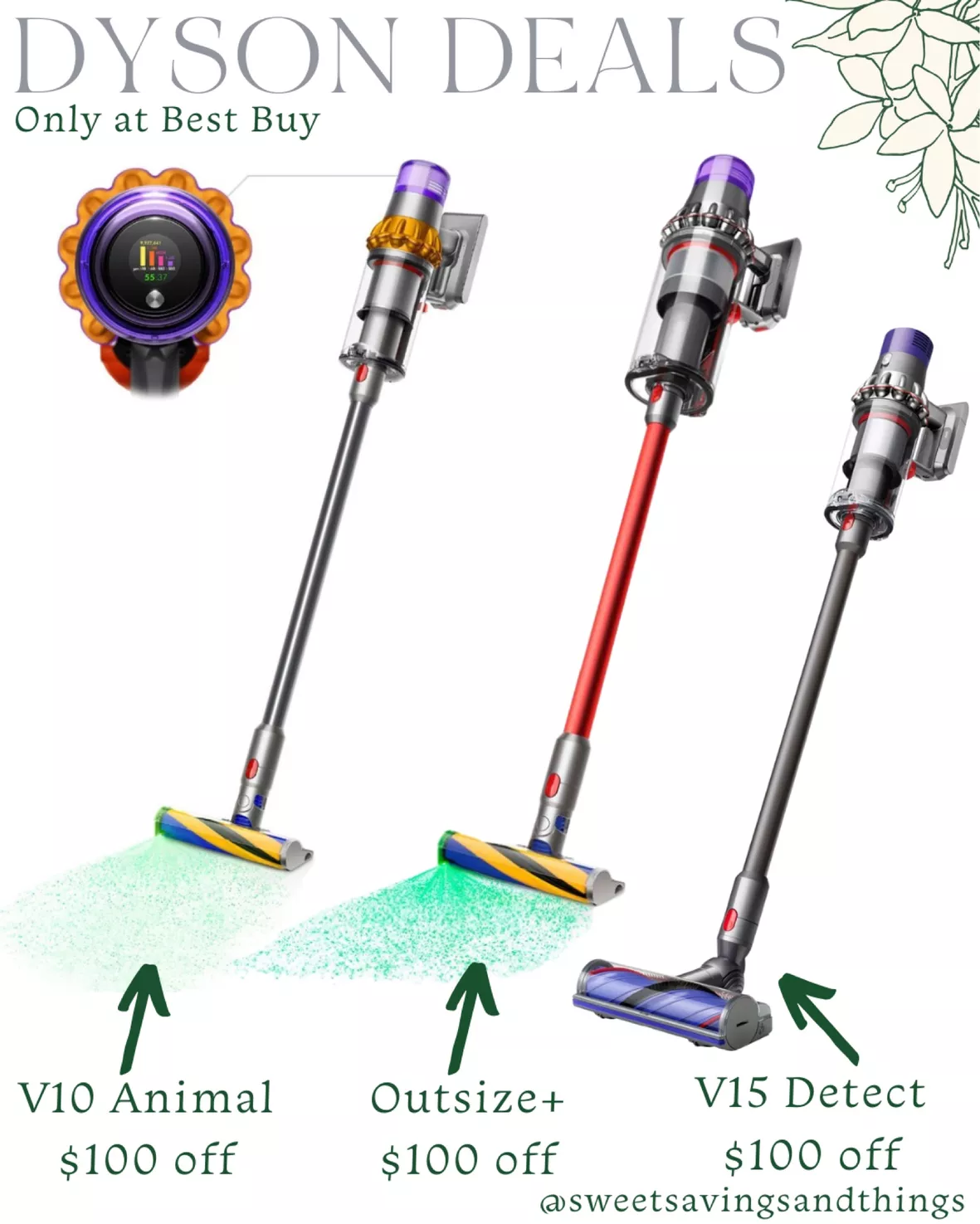 Dyson V10 Animal Cordless Vacuum Cleaner | Iron | New