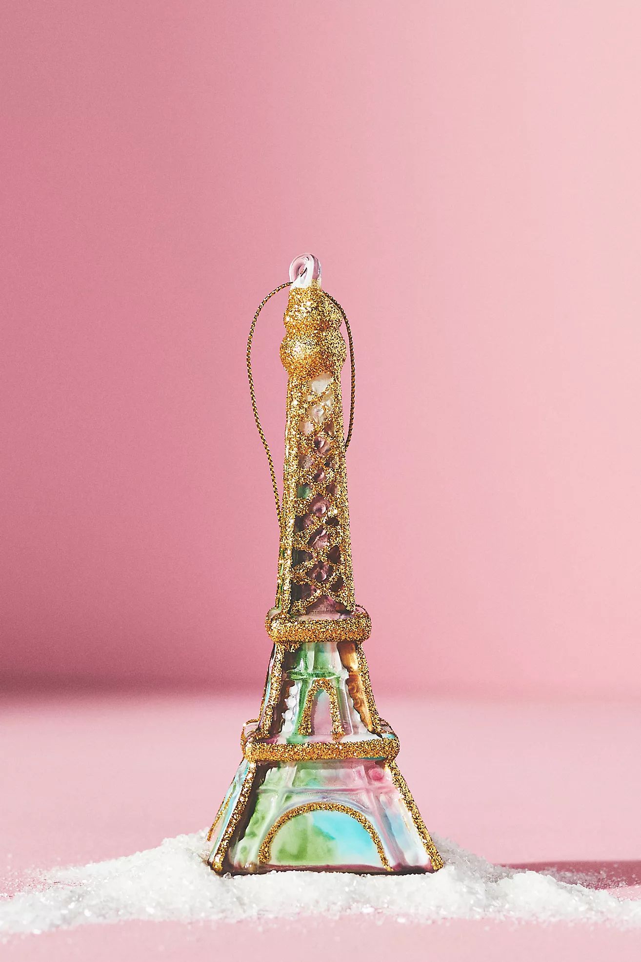 Watercolor Eiffel Tower Ornament | Anthropologie (US)