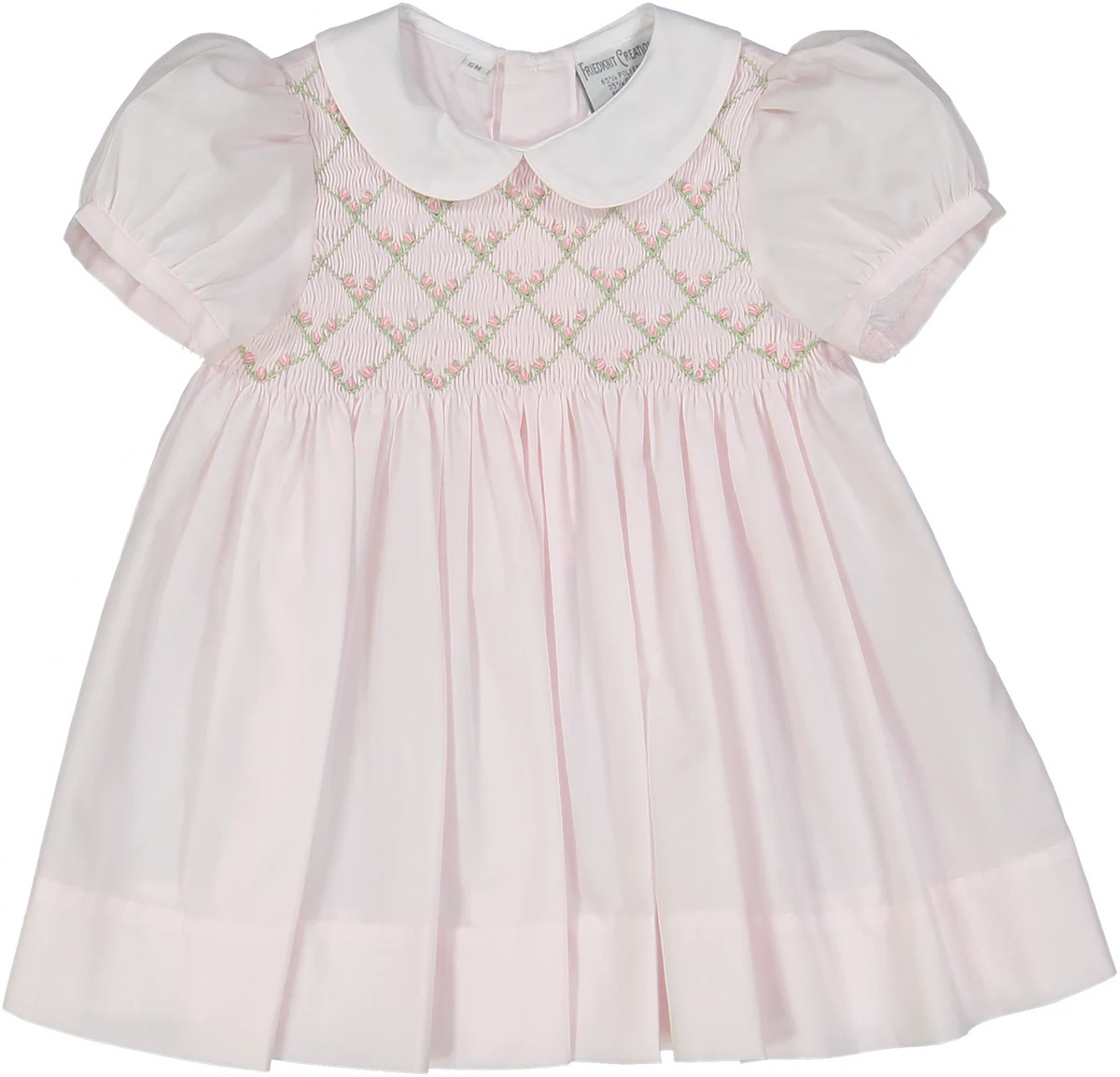 Rosebud Diamond Smocked Dress | Grace and James Kids