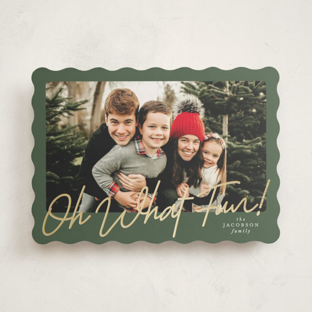 Oh what fun script | Minted