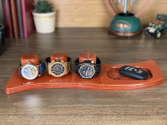 Wooden Watch Stand/ Gift for Him/ Large Watch Stand/ Wooden | Etsy | Etsy (US)