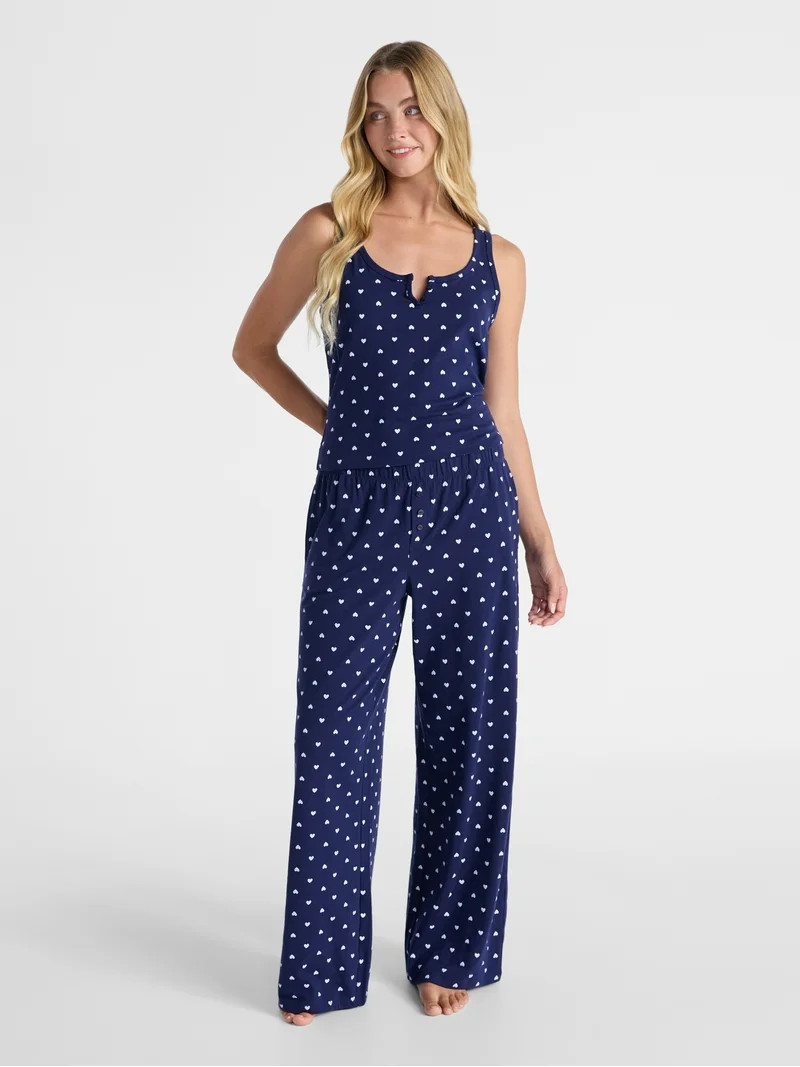 No Boundaries Sleepwear Brami and Pants Set, 2-Piece Women’s | Walmart (US)