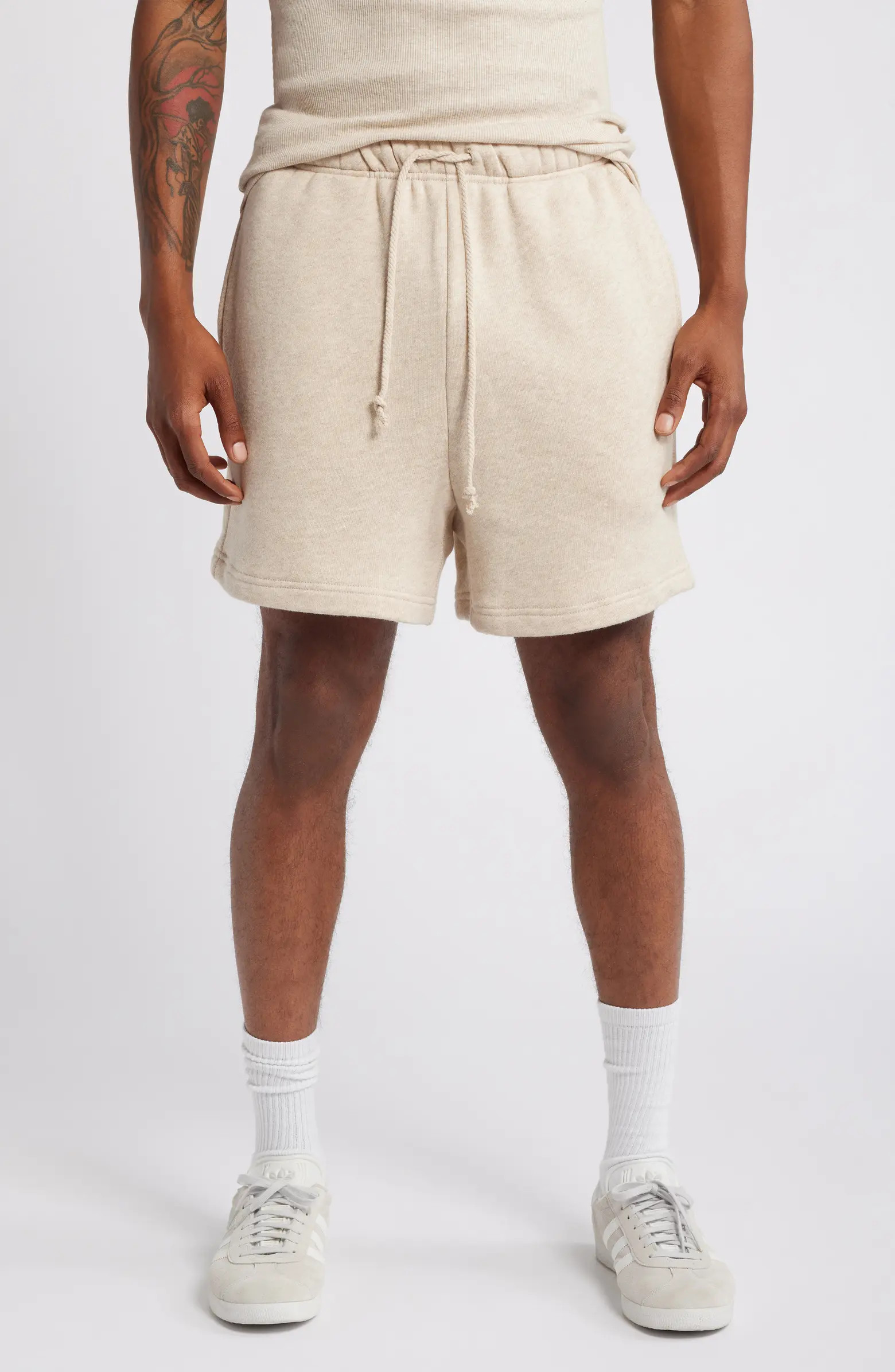 Core Organic Cotton Brushed Terry Sweat Shorts | Nordstrom
