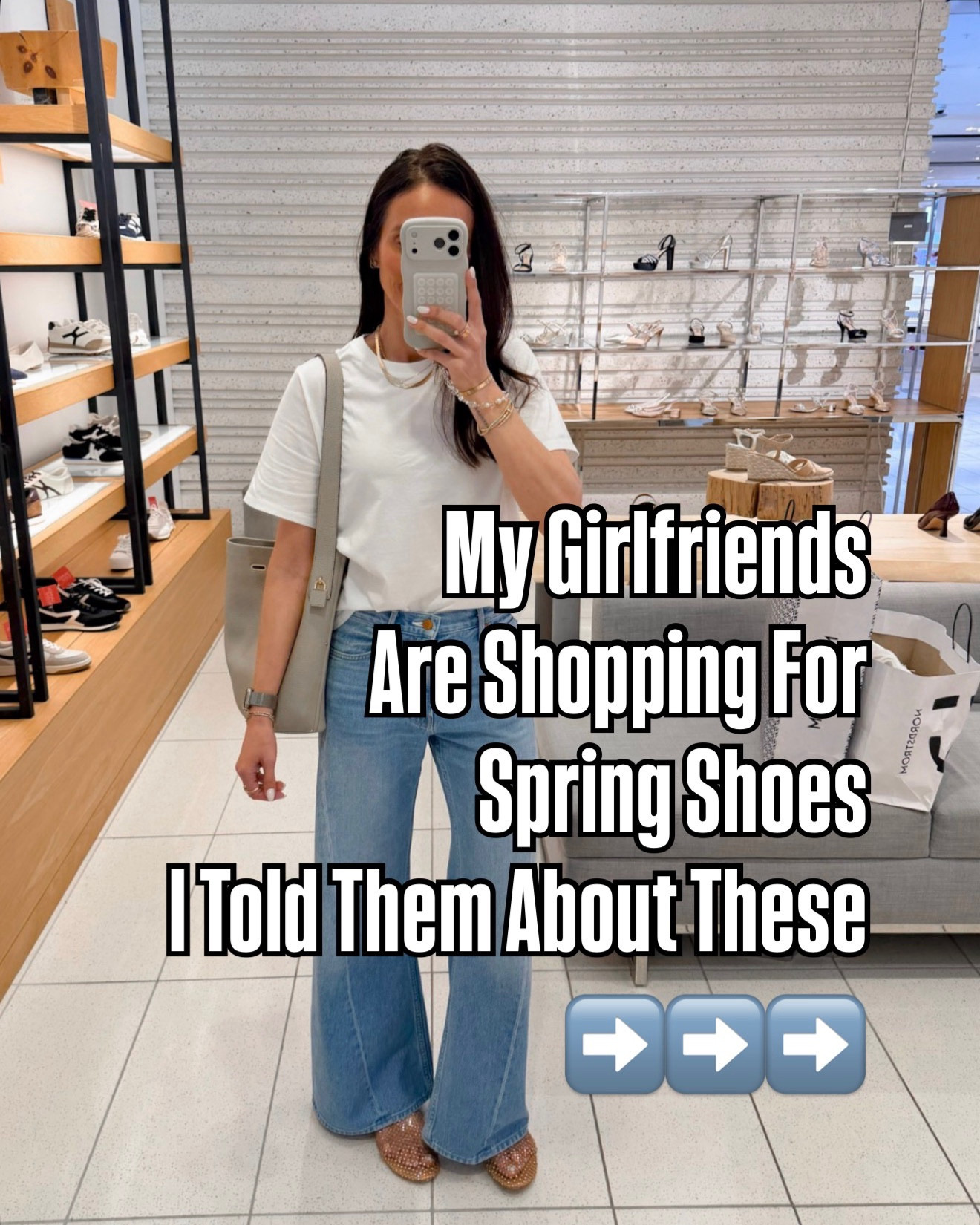 My Girlfriends are shopping for spring shoes, I told them about these.

spring shoes, loafers, mules, flip flop heels, slide sandals, anna monteiro, annabrstyle

#LTKOver40