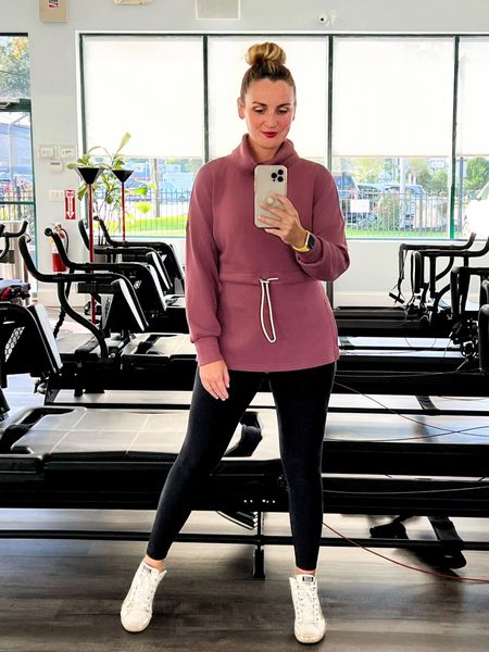 Shopbop Sale - one of my favorite Athleisure brands is on sale!  Love this cozy top that covers the butt and cinches at the waist #shopbopsale #

#LTKfitness #LTKsalealert #LTKover40