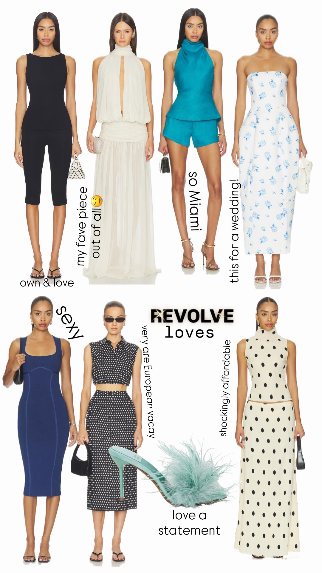Revolve pieces I’m loving lately ￼

#LTKWedding #LTKTravel #LTKSeasonal