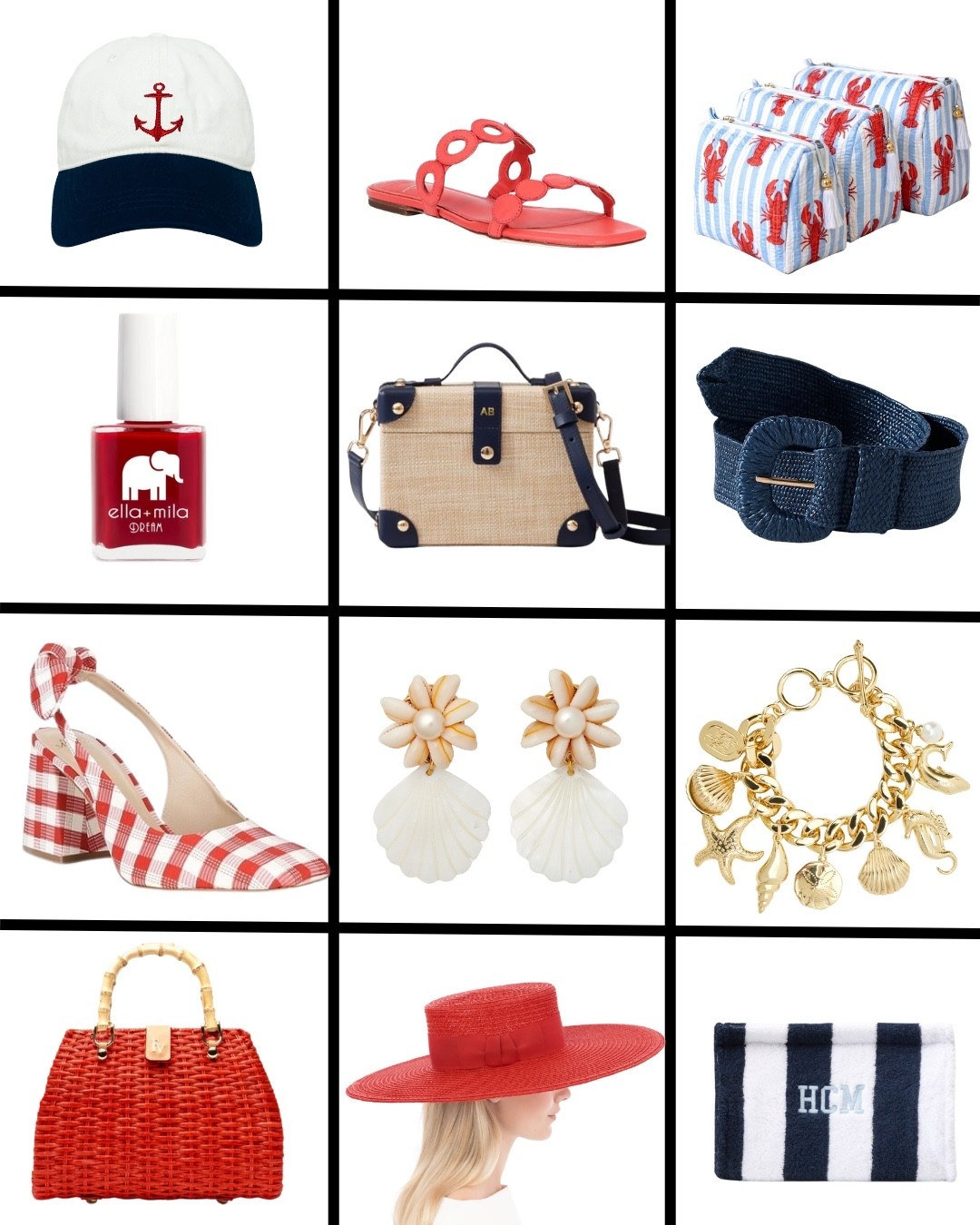 I am LOVING nautical red and blue for summer. Here is a mini roundup of lobsters, stripes & gingham, and shells to get you in the summer mindset.

#LTKSeasonal #LTKselfcare #LTKTravel