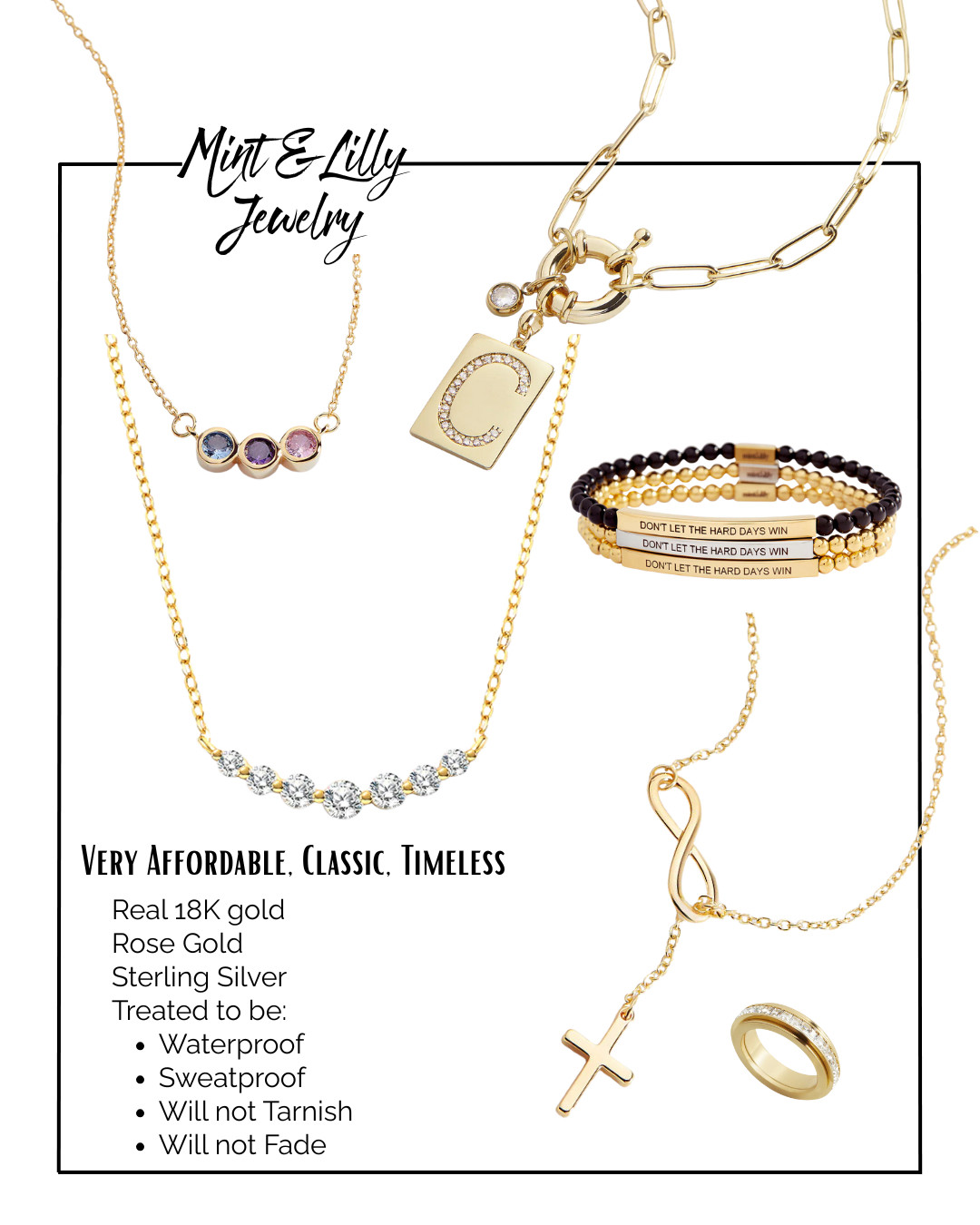 Classic, timeless (but very affordable) jewelry for all the women you love --including yourself! Choice of gold, rose gold and silver. Real 18k gold and 925 sterling. All treated for no fading, tarnishing or rust! PLUS load of personalizing options. These range from $29 - $64.
#stackingrings #fidgetrings #birthstones #namejewelry #monogramjewelry 

 #LTKGiftGuide #LTKmomlife #LTKFindsUnder50