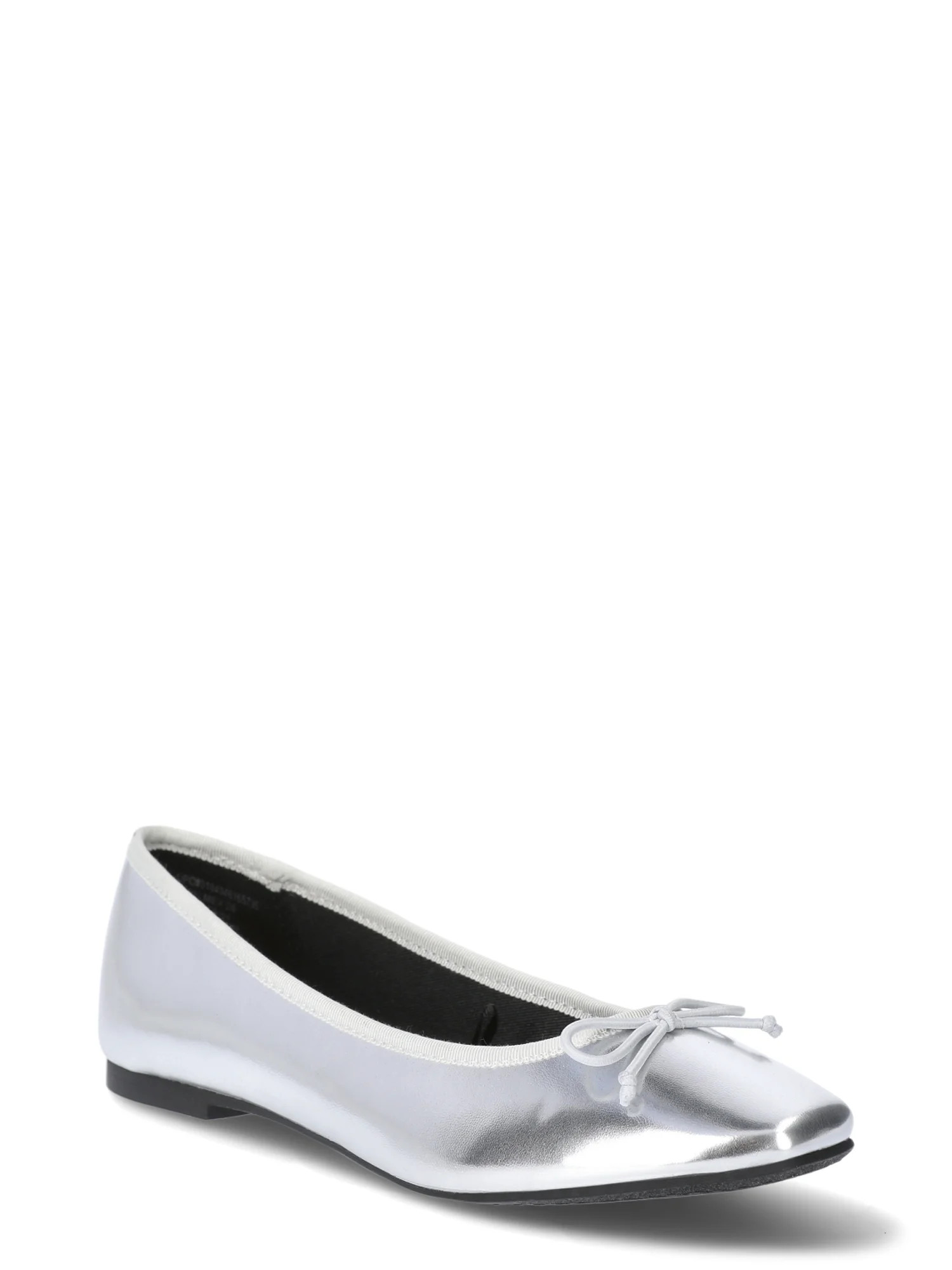 Time and Tru Women's String Bow Ballet Flats, Sizes 6-11 | Walmart (US)