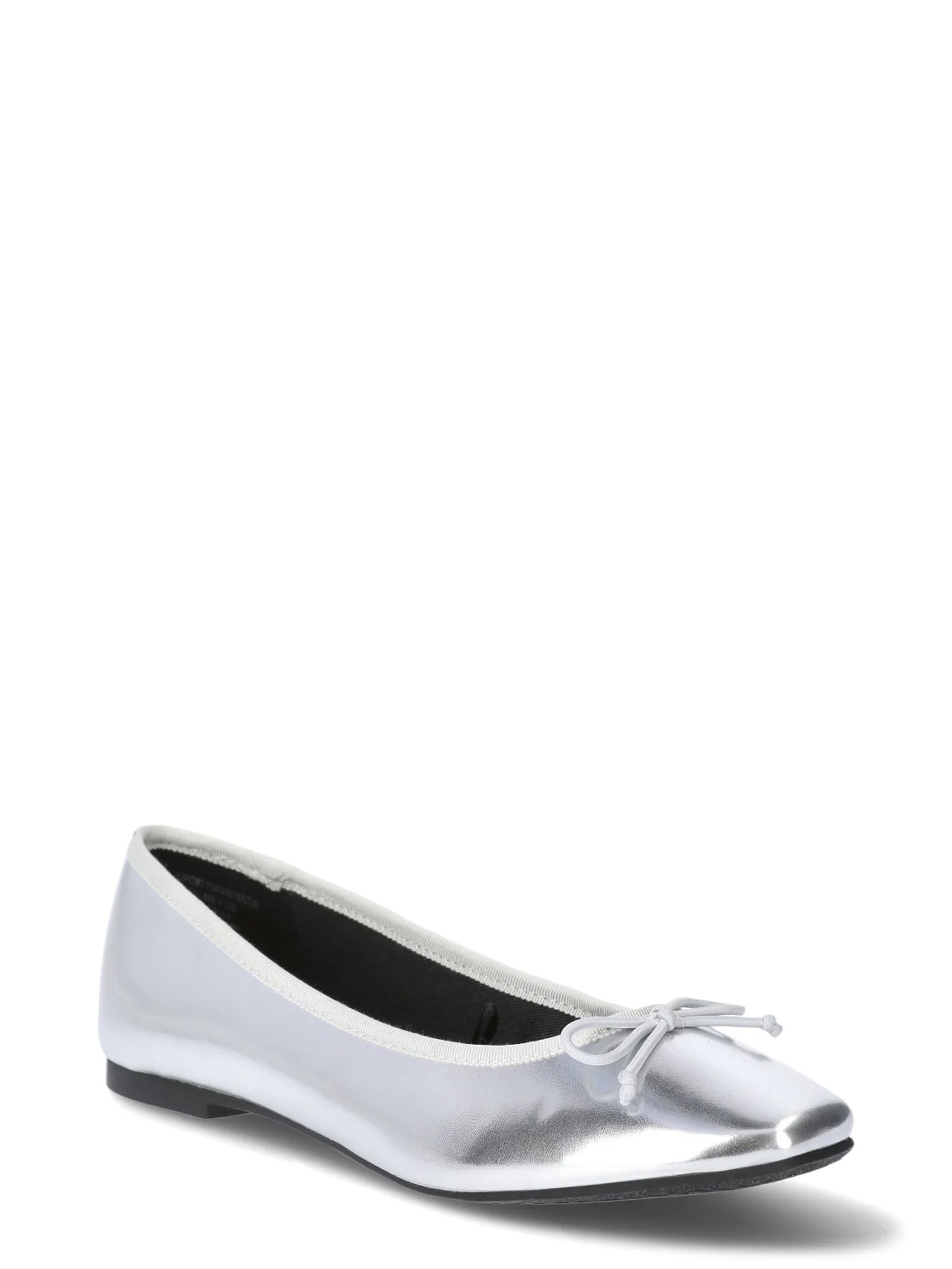 Time and Tru Women's String Bow Ballet Flats, Sizes 6-11 | Walmart (US)