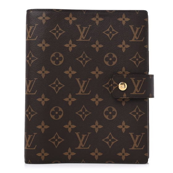 Monogram Large Ring Agenda Cover | FASHIONPHILE (US)