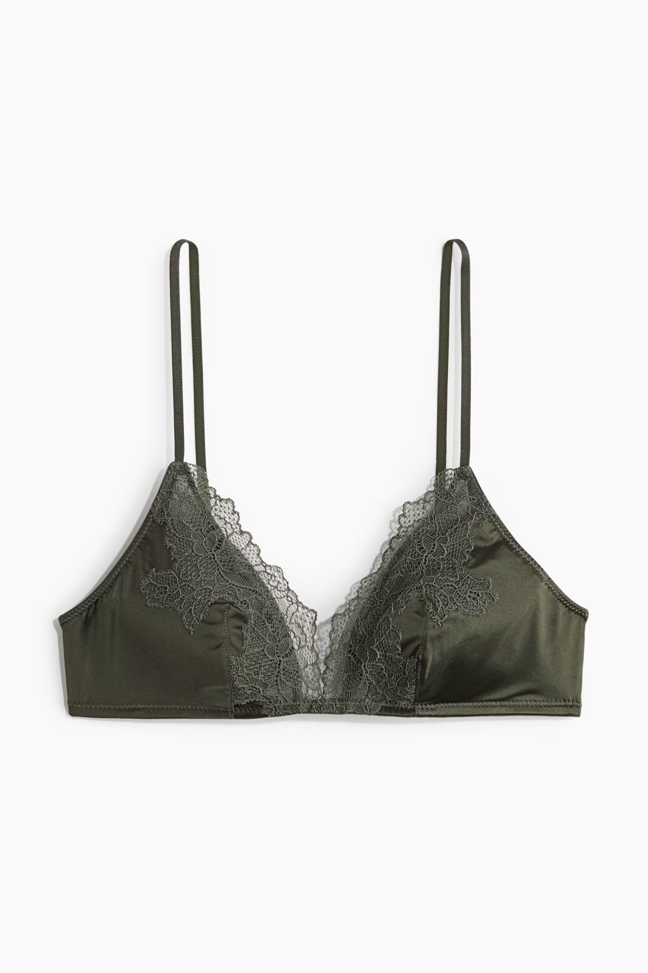 Padded soft microfibre bra | H&M (UK, MY, IN, SG, PH, TW, HK)
