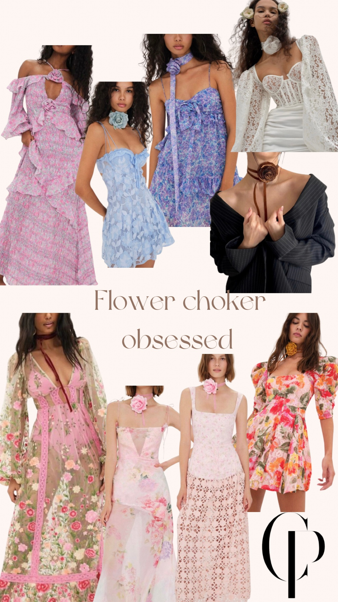 Flower Chokers rule the new season from summer through fall and