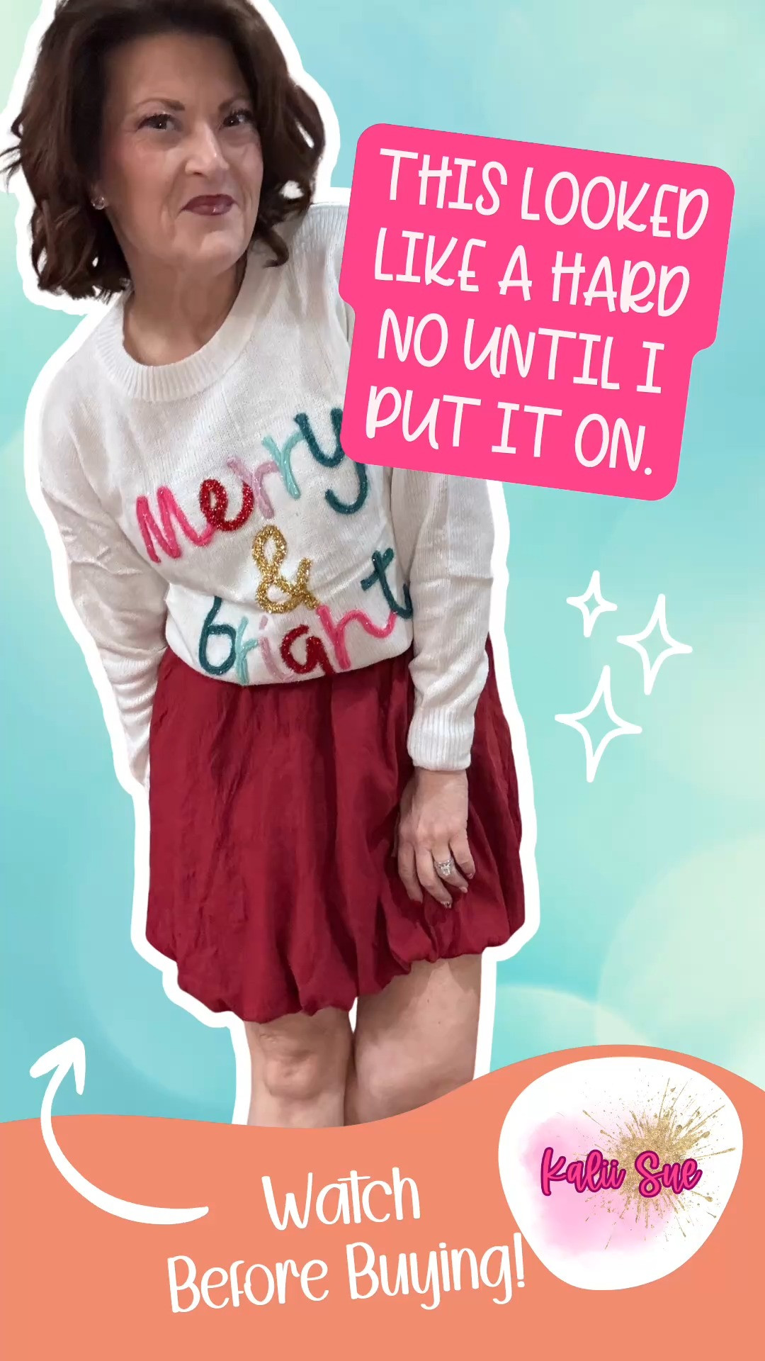 I’m not going to lie — I absolutely judged this bubble skirt before trying it on. On the hanger, it felt like one of those things that looks better in theory than real life. But once it’s on, it makes a lot more sense.

It looks like a high-waisted mini skirt, but it’s actually bloomer shorts, which means you can walk, sit, bend, and exist without constantly adjusting yourself. The elastic waistband is comfortable, the fabric is soft, and the shape is playful without feeling restrictive or awkward once you’re wearing it.

This isn’t a “dress it up and overthink it” piece. It’s more of a casual, fun outfit option when you want something different that still feels wearable. If you like skirt-style shorts, bubble skirts, or pieces you wouldn’t normally grab but end up liking more than expected, this one surprised me.

Just check the size chart — it runs roomy, and sizing down gives a more tailored look if that’s your preference. 

 