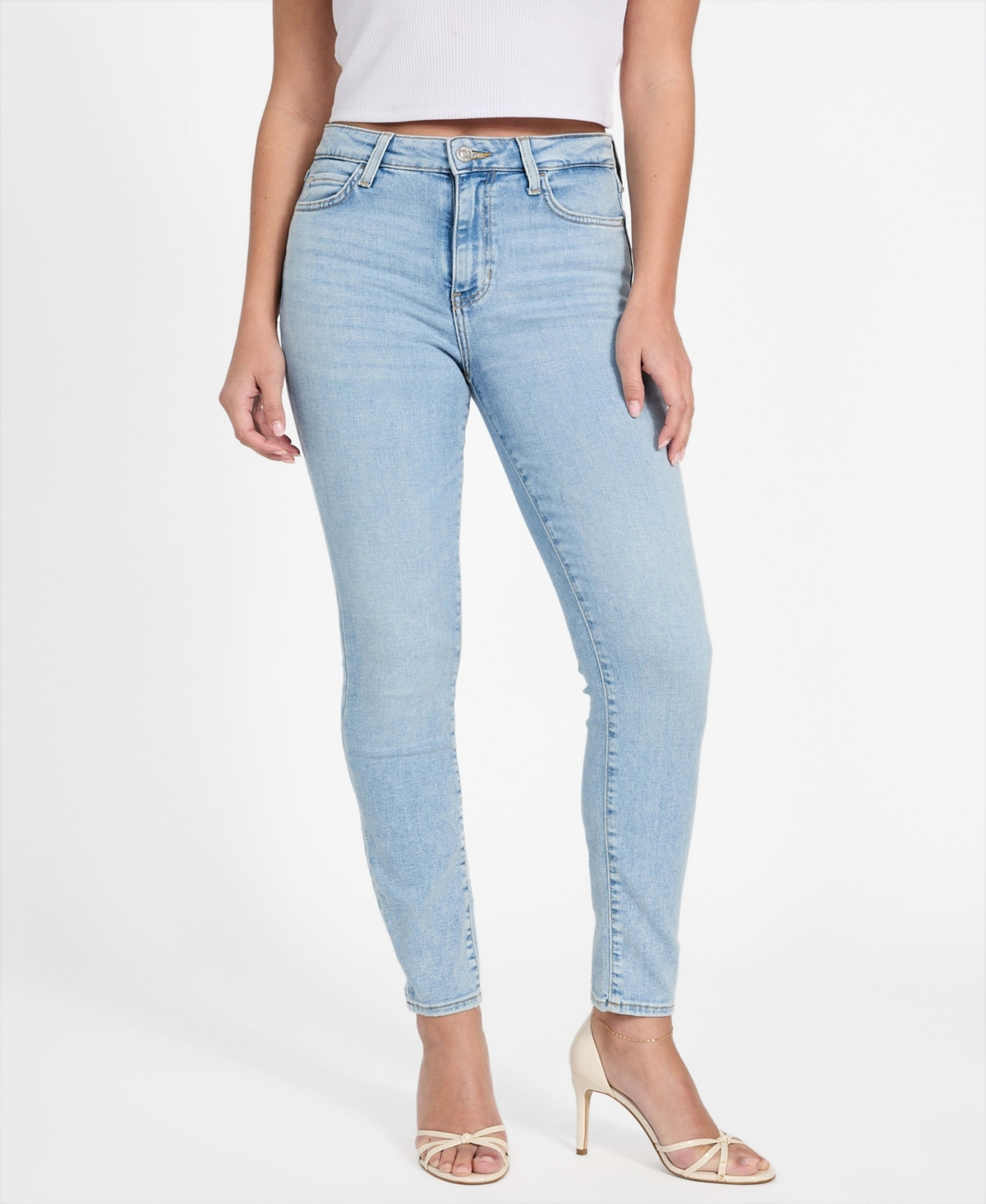 Guess Women's 1981 Skinny Jeans - Lagoon Light | Macy's