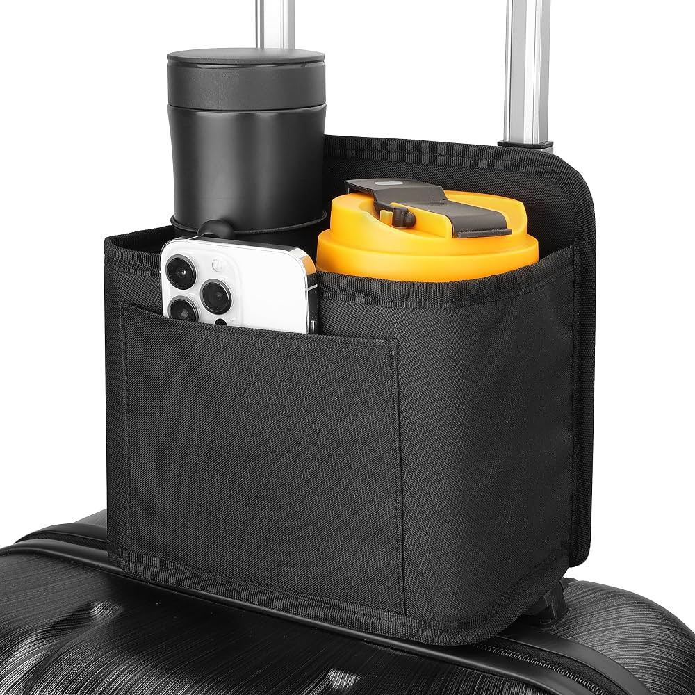 YOOFAN Luggage Cup Holder for Suitcases – Convenient Travel Accessory with One Large Cup Holder... | Amazon (US)
