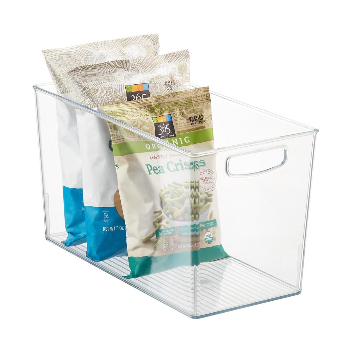 iDESIGN Linus Jumbo Pantry Bin Clear | The Container Store