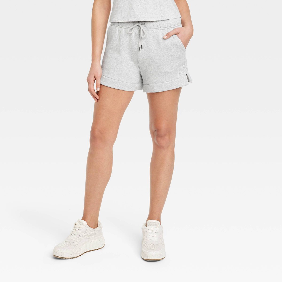 Women's Mid-Rise Fleece Shorts - Universal Thread™ | Target