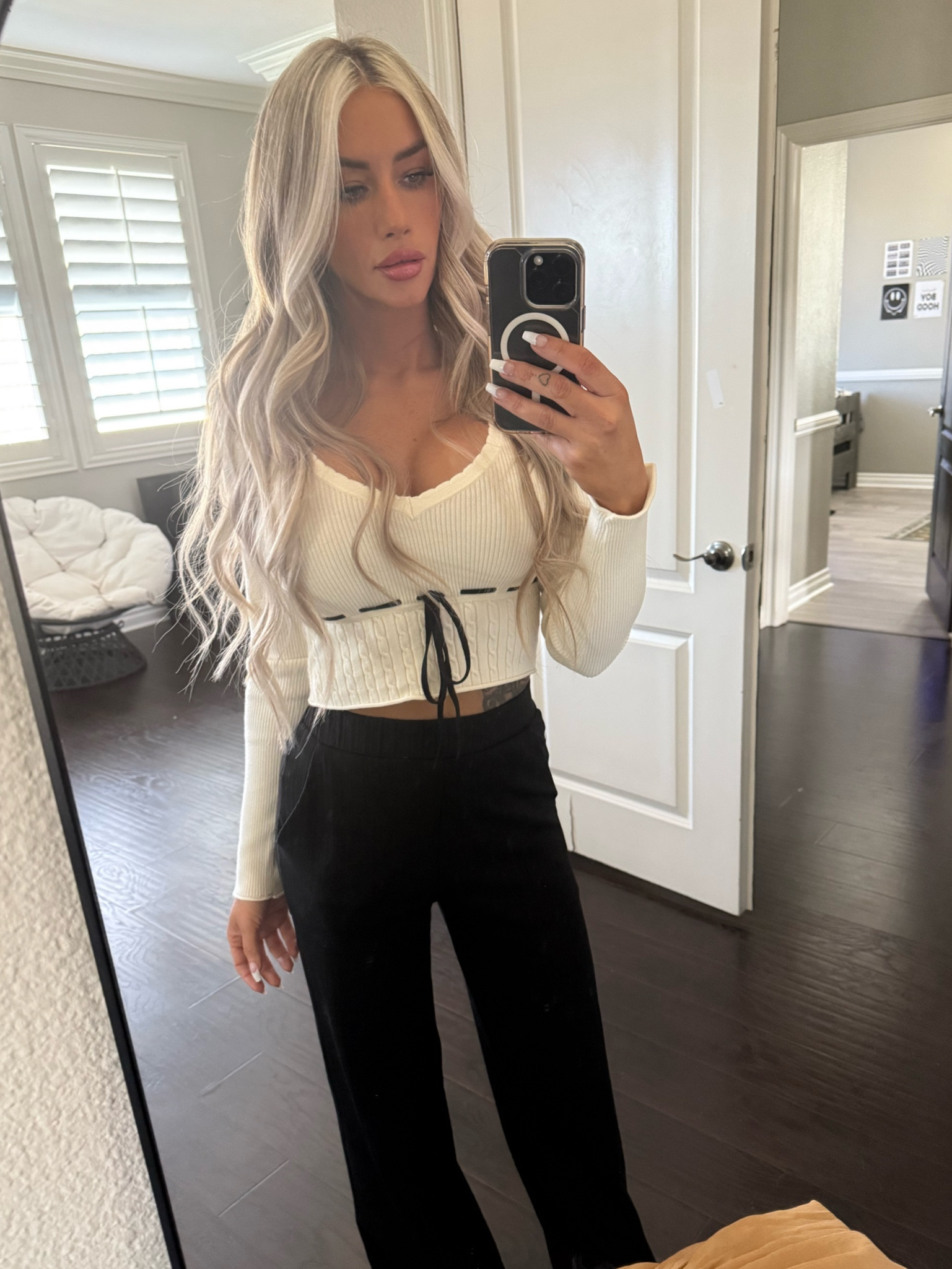 The perfect holiday outfit that is COMFORTABLE, soft, and oh so CUTE. Stretchy pants for the win! Wearing size SMALL! The sweater is soft and stretchy. It’s so good!

#LTKFindsUnder100 #LTKHoliday #LTKStyleTip