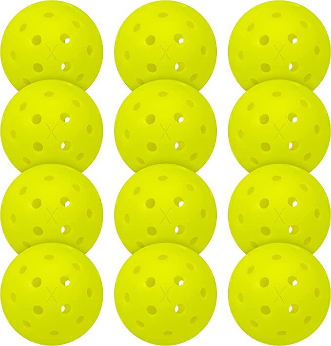 Amazon.com : Franklin Sports Outdoor Pickleballs - X-40 Pickleball Balls - USA Pickleball (USAPA)... | Amazon (US)