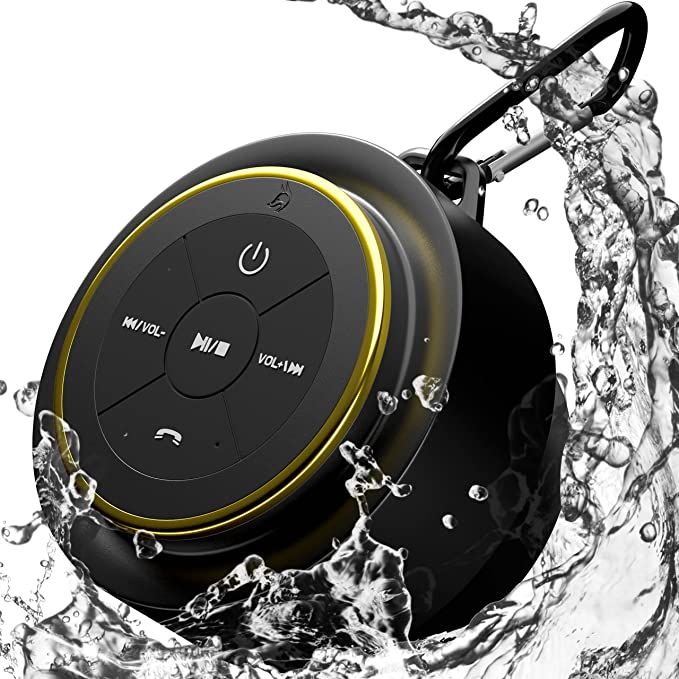 iFox Portable Bluetooth Shower Speaker, IPX7 Waterproof Outdoor Wireless Speaker, Built-in Mic, C... | Amazon (US)
