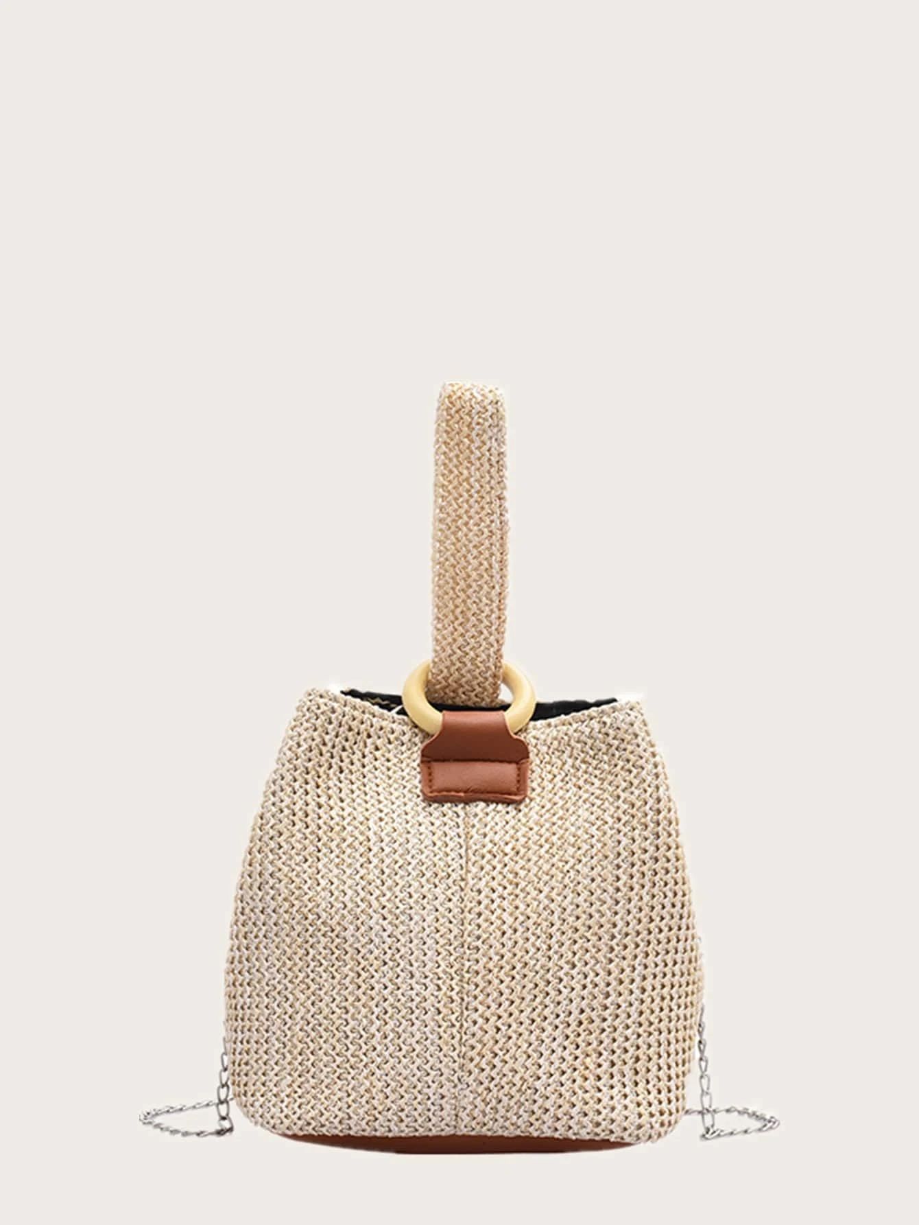 Woven Bucket Bag | SHEIN