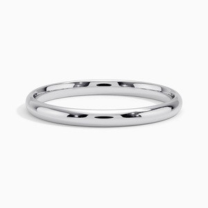 18K White Gold 2mm Slim Profile Wedding Ring | Brilliant Earth