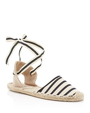 Soludos Classic Ankle Tie Espadrille Flats | Bloomingdale's (US)