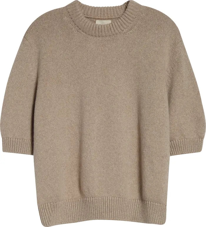 Khaite Davin Short Sleeve Cashmere Sweater | Nordstrom | Nordstrom