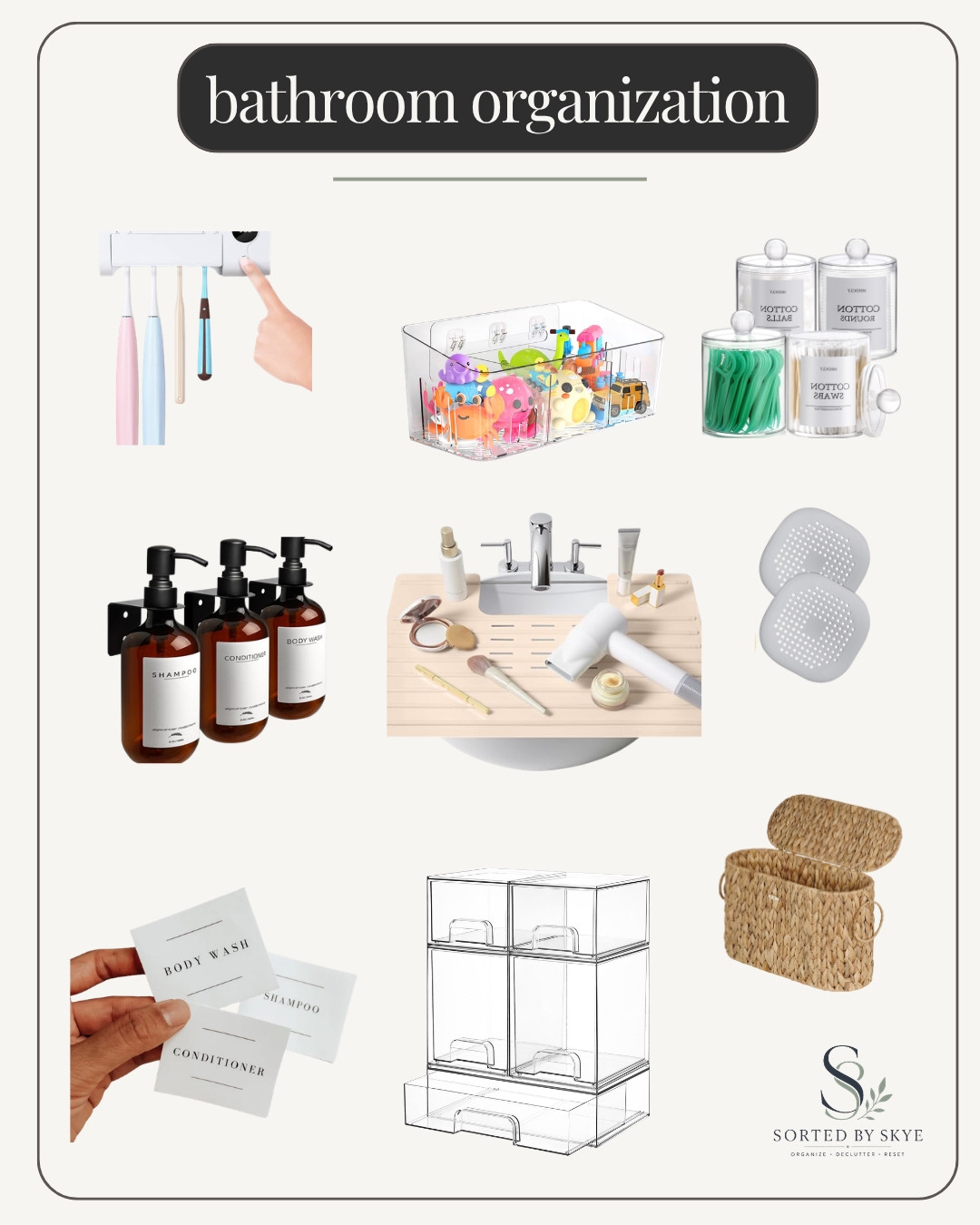 Your bathrooms are one of your heaviest traffic eye areas and ones that can be calm disorganized very quickly. My favorite bathroom organizing products help keep order in the chaos.

#LTKHome #LTKmorningroutine #LTKKids