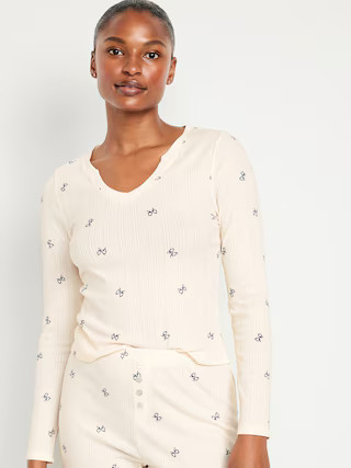 Pointelle Knit Pajama Top for Women | Old Navy (US)