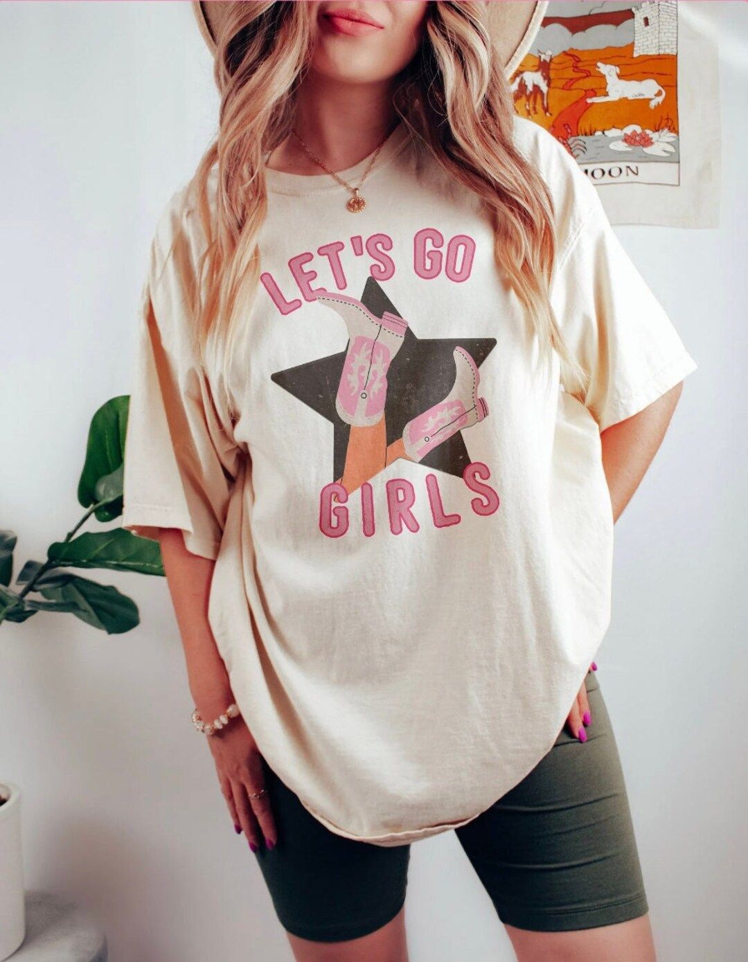 Comfort Colors Let's Go Girls Shirt - Bachelorette Unisex Tee - Cowgirl Retro TShirt | Etsy (US)