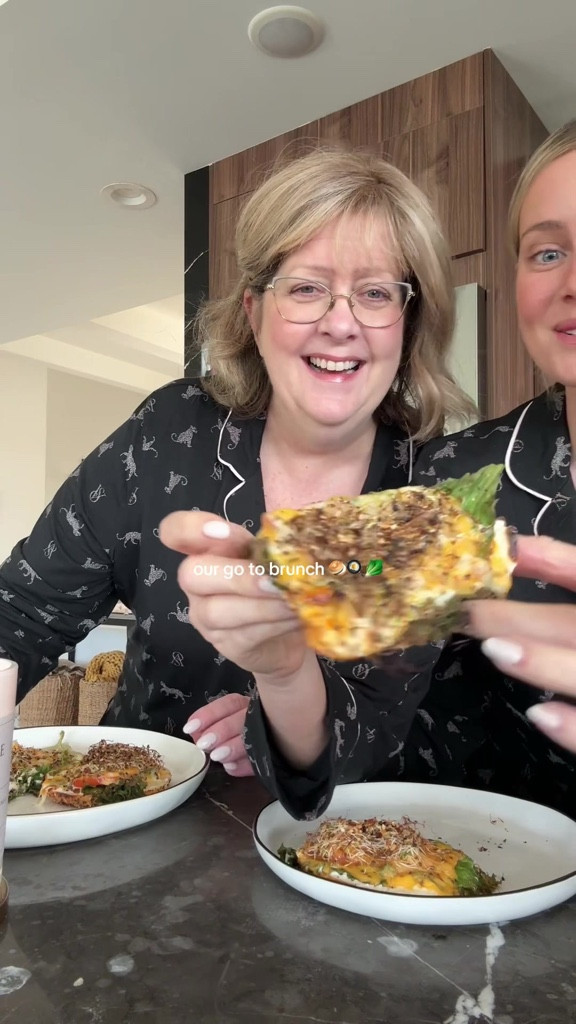 Sunday brunch with B! Veggie melts are literally my favorite food

These Victoria Secret pjs are so comfy! 

#LTKStyleTip