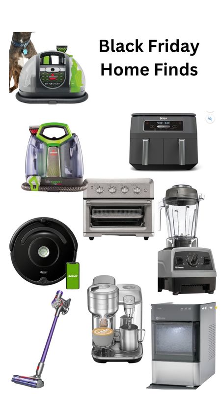 A few favorite home things on sale! My nugget ice maker is on sale, along with my air fryer, little green machine, and Dyson. This is a decent deal on a vitamix! 

#LTKGiftGuide #LTKhome #LTKCyberWeek
