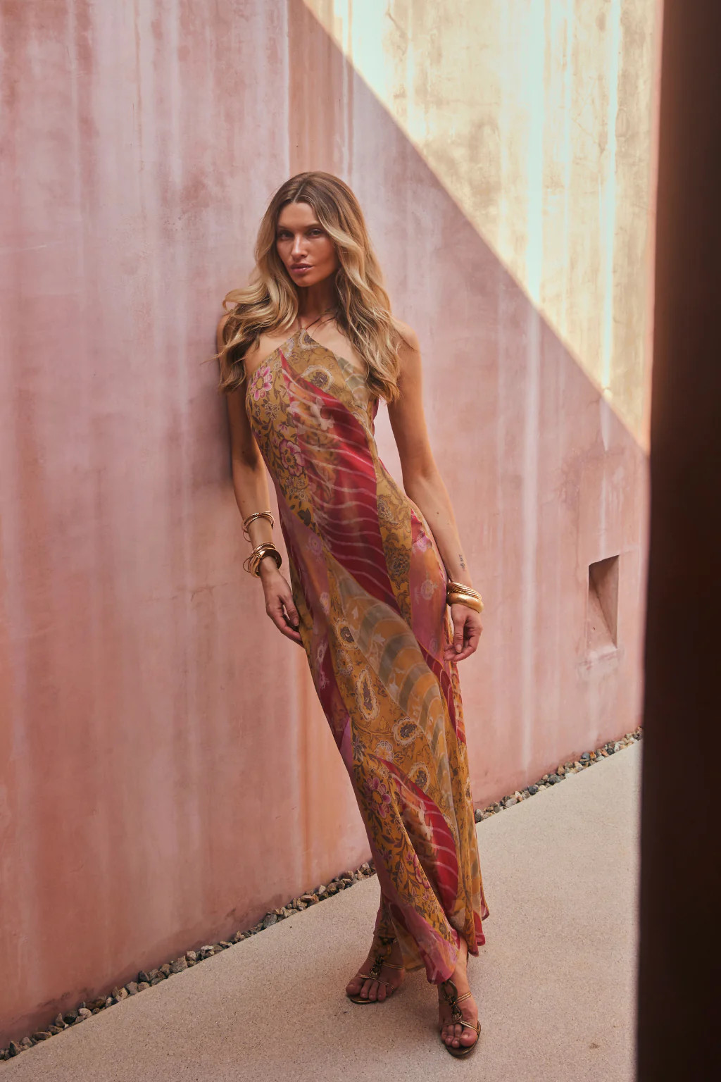Isabella Patchwork Maxi Dress | 12th Tribe