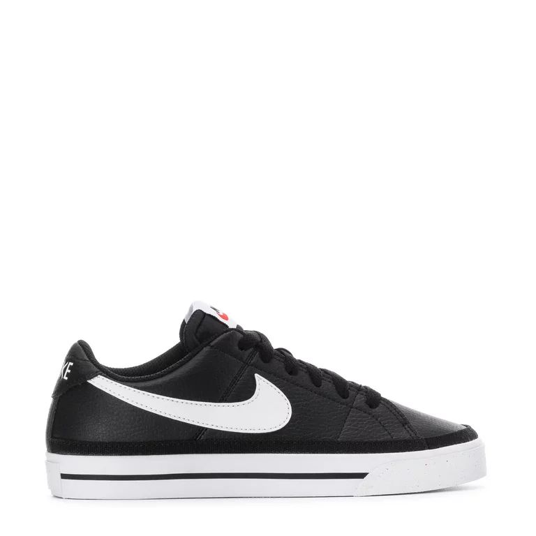 Nike Court Legacy Big Kids' Shoes Color: Black White Brown Size: 4 | Walmart (US)